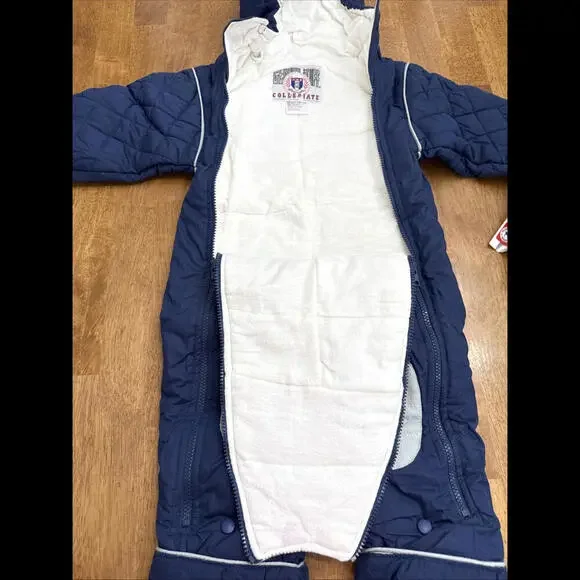 Penn state Nittany Lions Kids Toddler 24 Months 2T Lined Snowsuit Buntin…